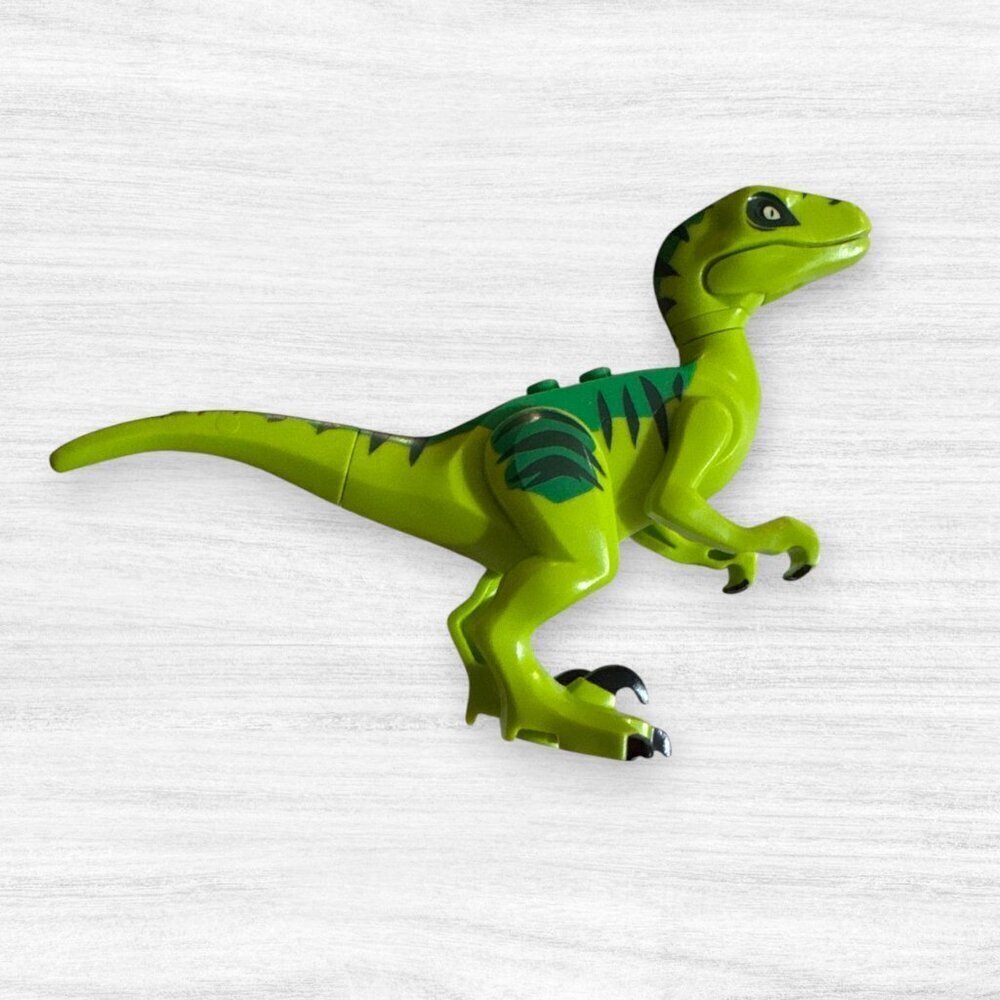 LEGO DUPLO Velociraptor Dinosaur Green Figure Dino Series 2010–2013